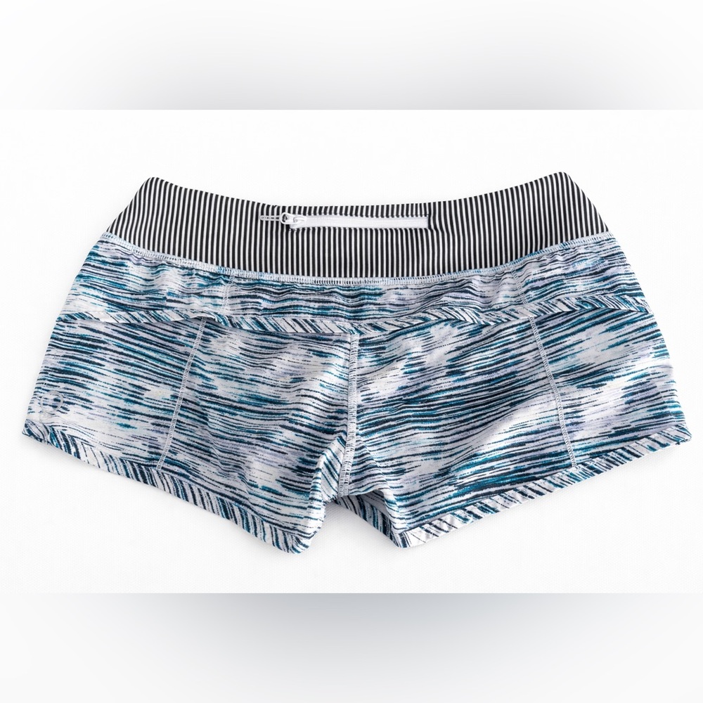 Lululemon Speed Style Running Shorts Size 4 Zip Pocket Liner